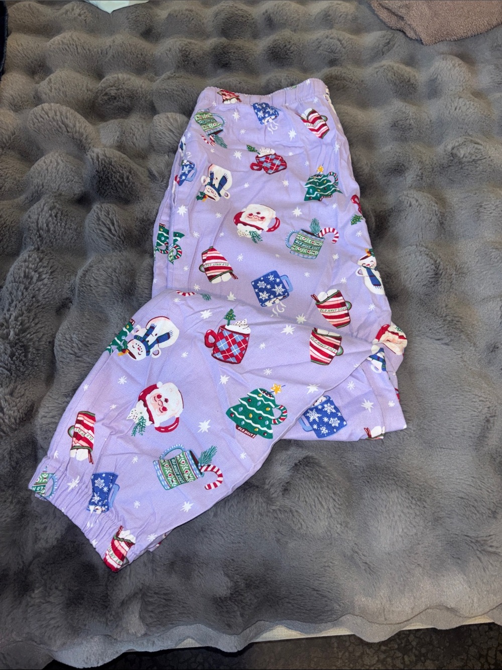 Old Navy Lilac Holiday Print Pajama Pants